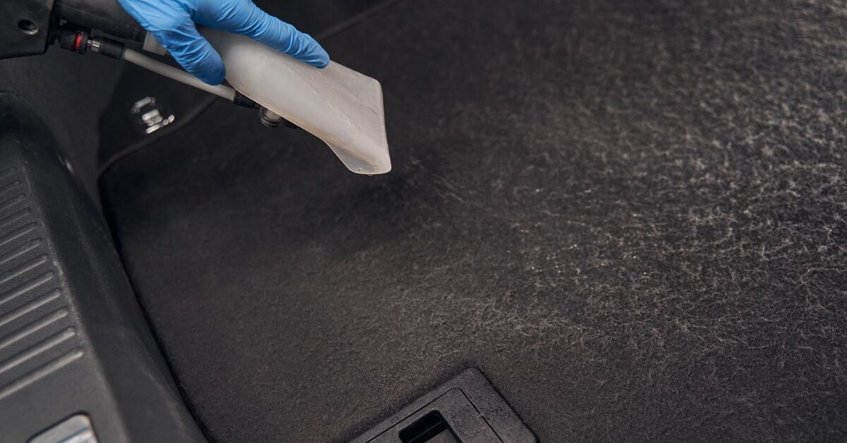 Cleaning tools prepared inside car