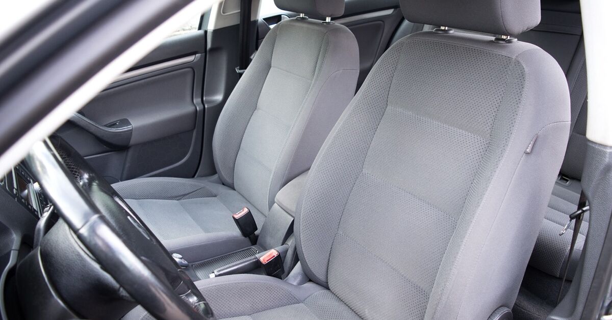 Clean car interior after detailing