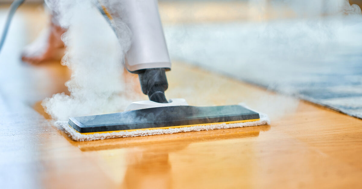 Steam mop and scratched flooring