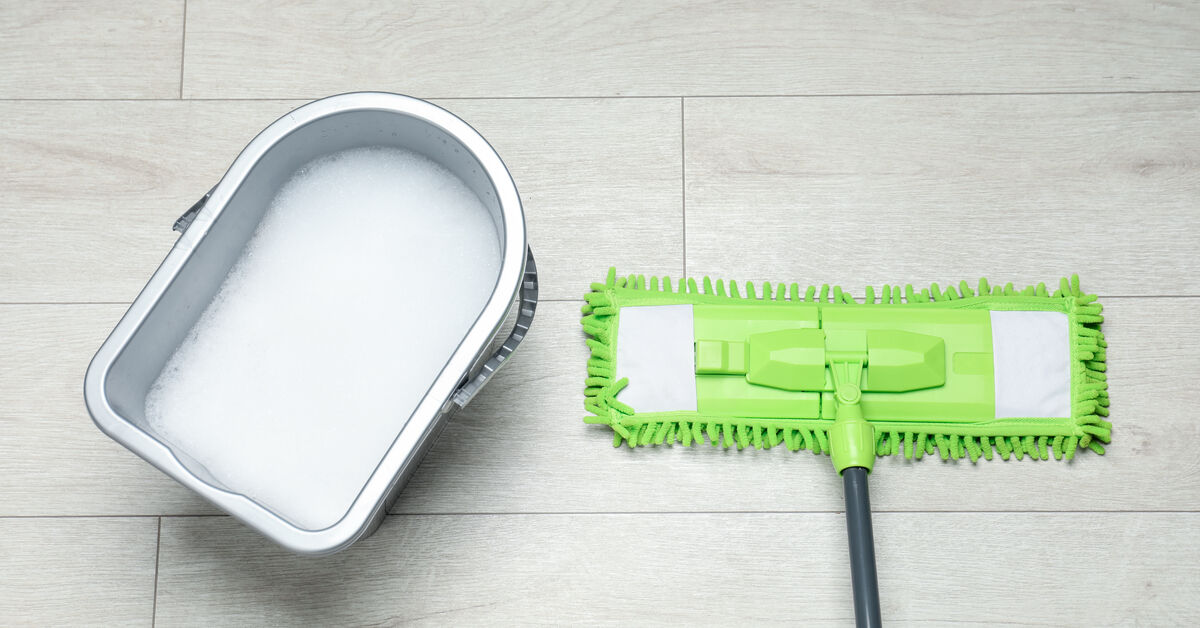 Mop and gentle floor cleaning solution